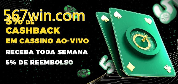 Promoções do cassino ao Vivo 567win.com